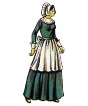 Pilgrim Lady Costume Accessory Kit