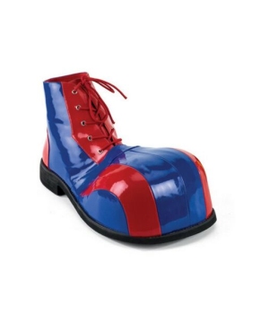 Blue and Red Clown Shoes - Adult Shoes