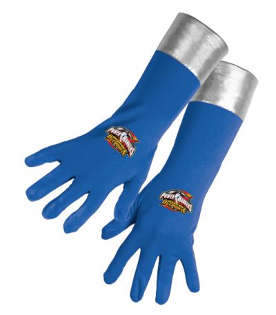 Blue Power Ranger Gloves Child