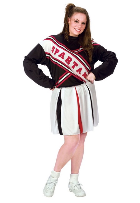 Cheerleader Spartan Women Plus Size Costume