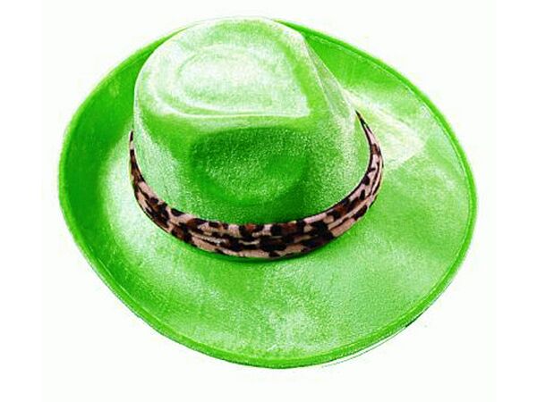Lime Green Pimp  Hat