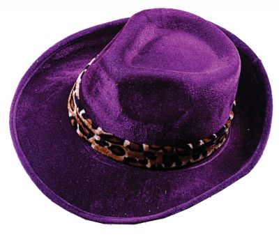 Dark Purple Pimp  Hat