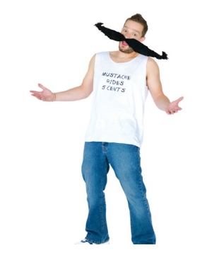 Mustache Rider Kit - Adult Costume Accessory