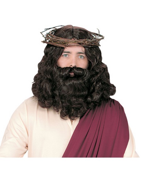 Jesus Wig With Beard Accessory Kit