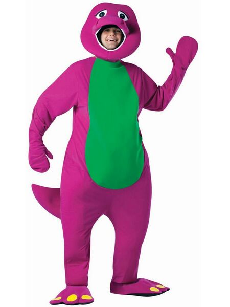 barney costume for adults