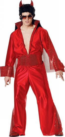Red Hot Idol Men Costume