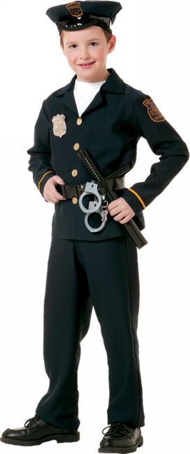 police officer child costume