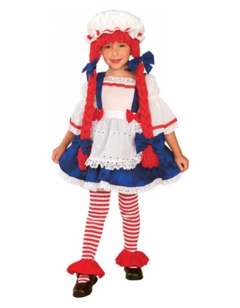 Rag Doll Girl Child Costume - Rag Doll Halloween Costumes