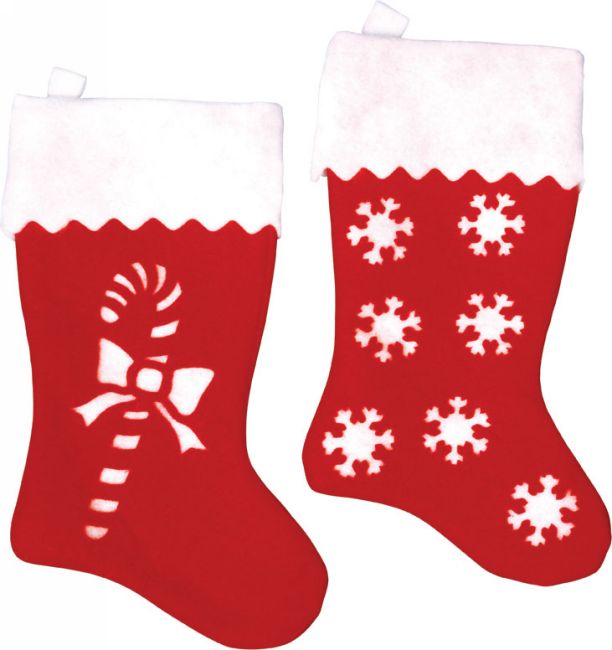 Silhouette Christmas Stocking