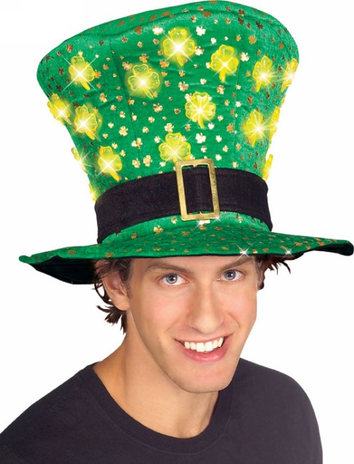 Light Up Shamrock  Hat