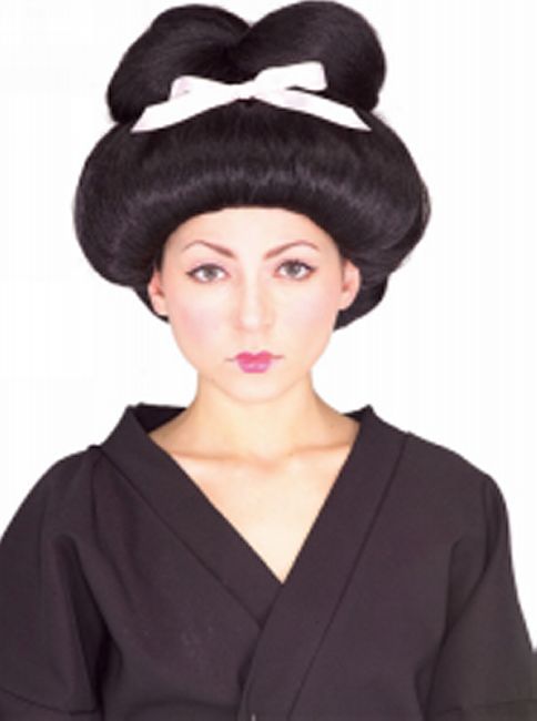 Kids Geisha Girl Wig Costume Accessory