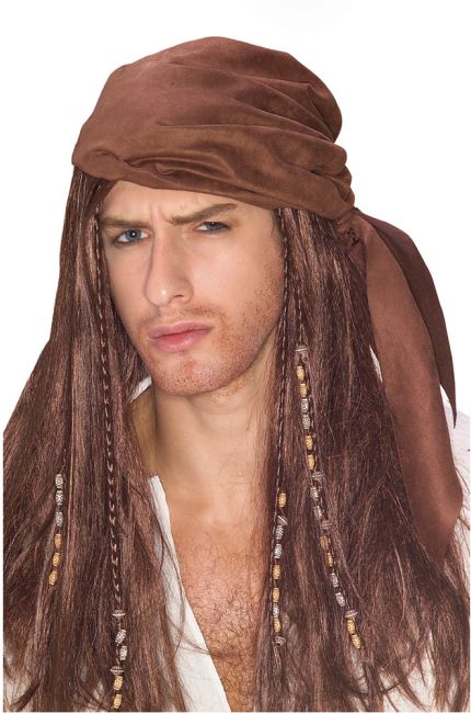 Caribbean Pirate  Wig