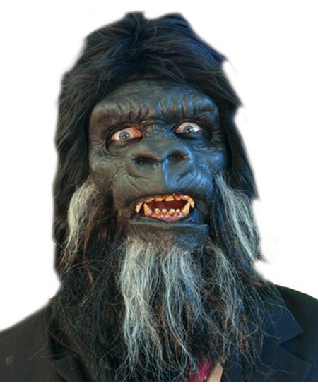 Gorilla Face Foam Prosthetic - Men Costume