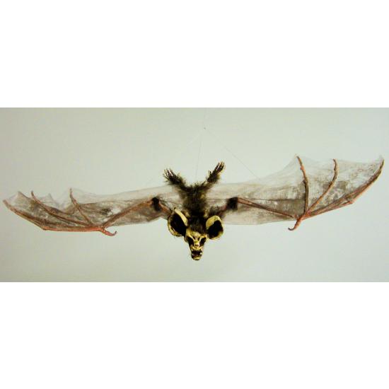 Bat With Skull Head Small Brown