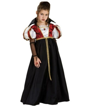 Royal Vampiress Kids Halloween Costume - Girls Vampire costumes