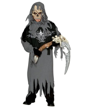 Grim Reaper Kids Scary Halloween Costume - Scary Costumes
