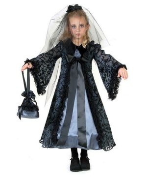 Bride Midnight Child Costume - Girl Bride Costumes