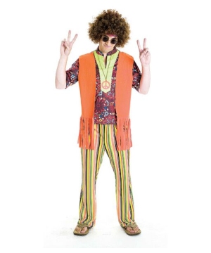 Peaceful Paul Costume - Adult Costume - Hippie Halloween Costume at ...