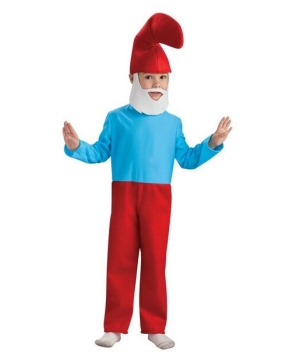 Kids The Smurfs Papa Smurf Movie Costume - Boys Smurfs Costumes