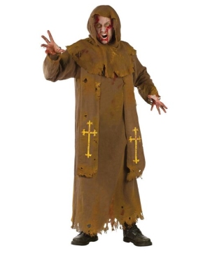 Zombie Monk Mens Costume