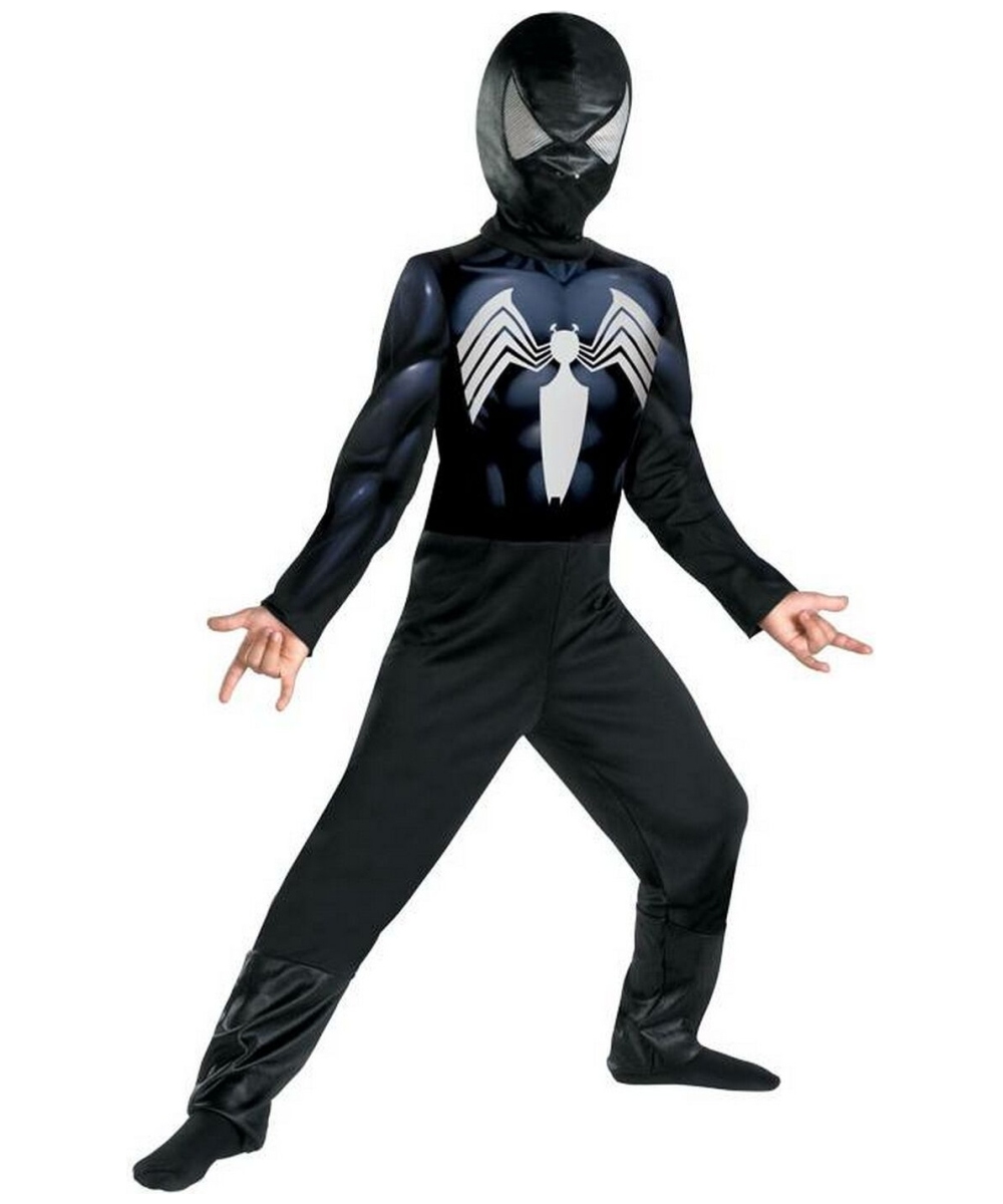 Black Suit Spiderman Boys Costume