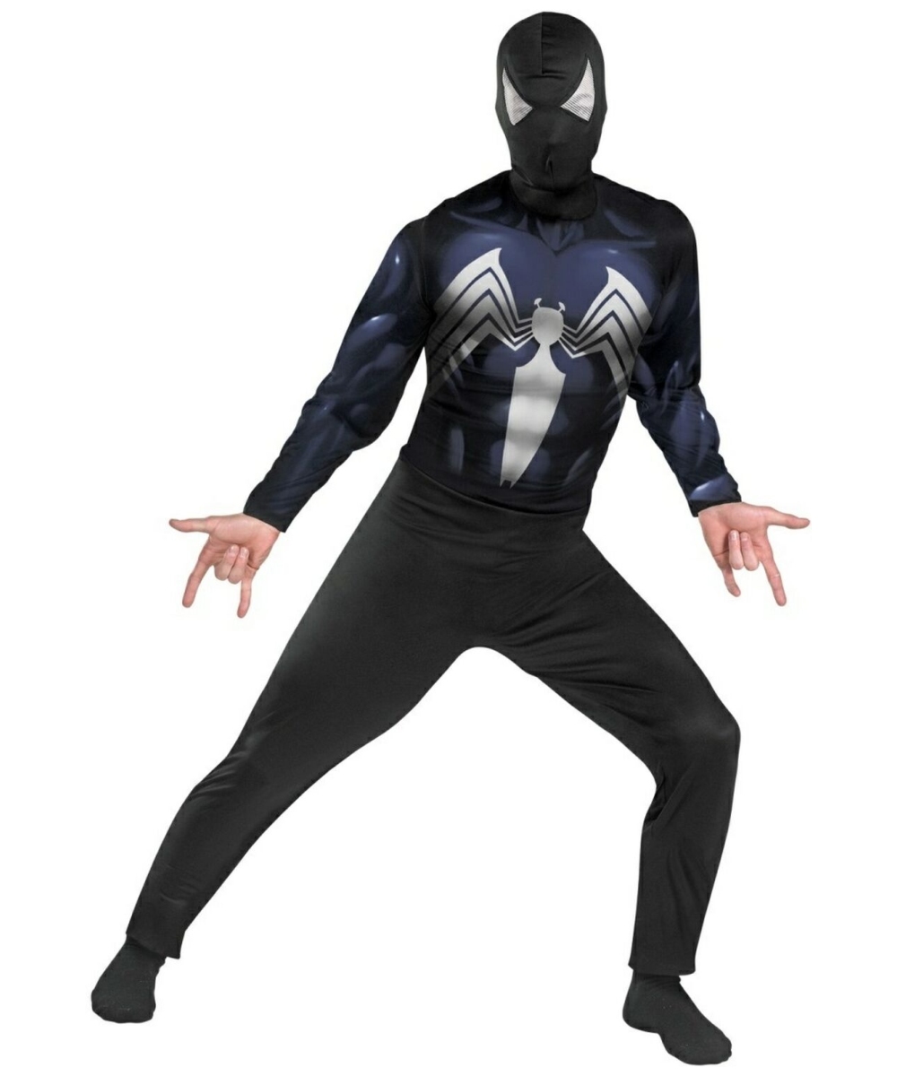 Spiderman Black Suited Adult Costume - Men Superhero Costumes