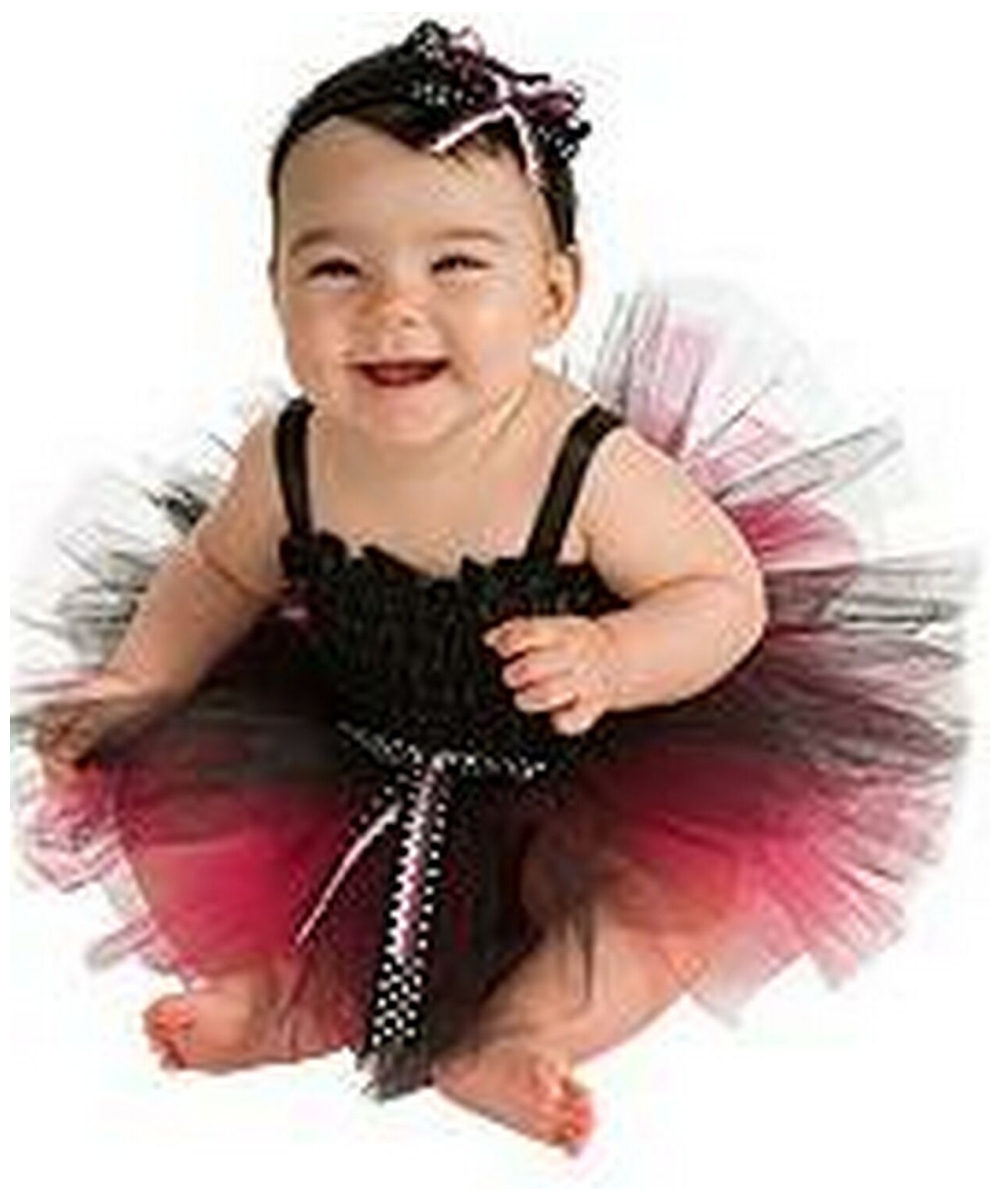 Kids Black/pink Tutu Infant Costume