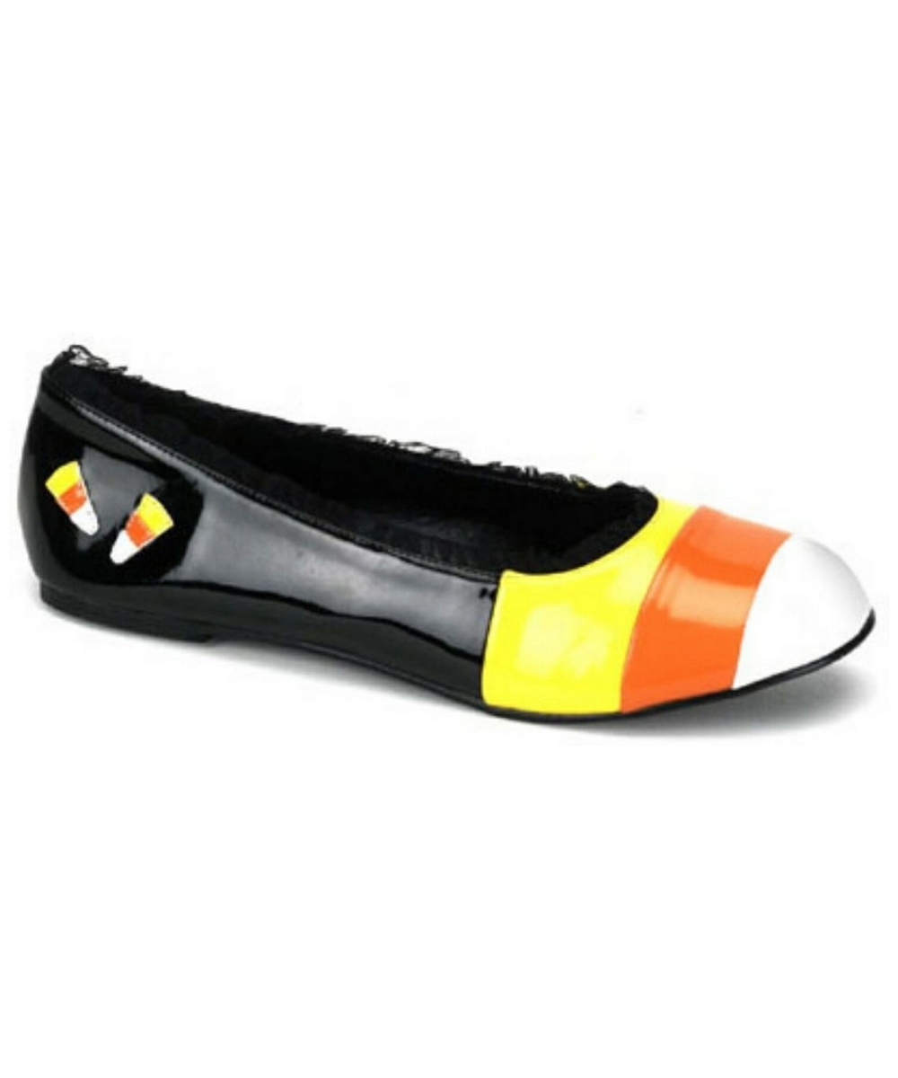 Candy Corn Flat Kids Shoes