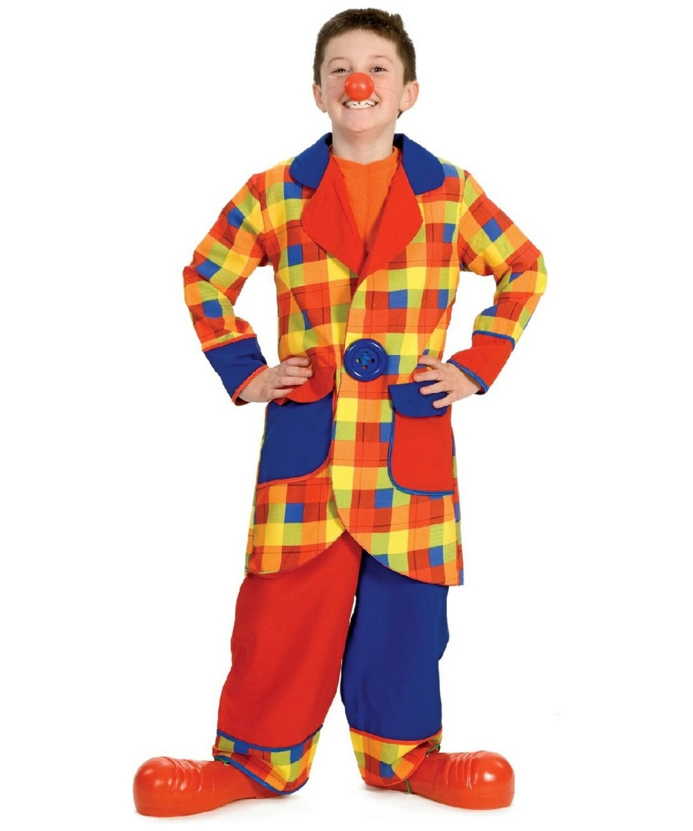 Clown Clubbers Costume - Child Costume - Boy Clown Costumes