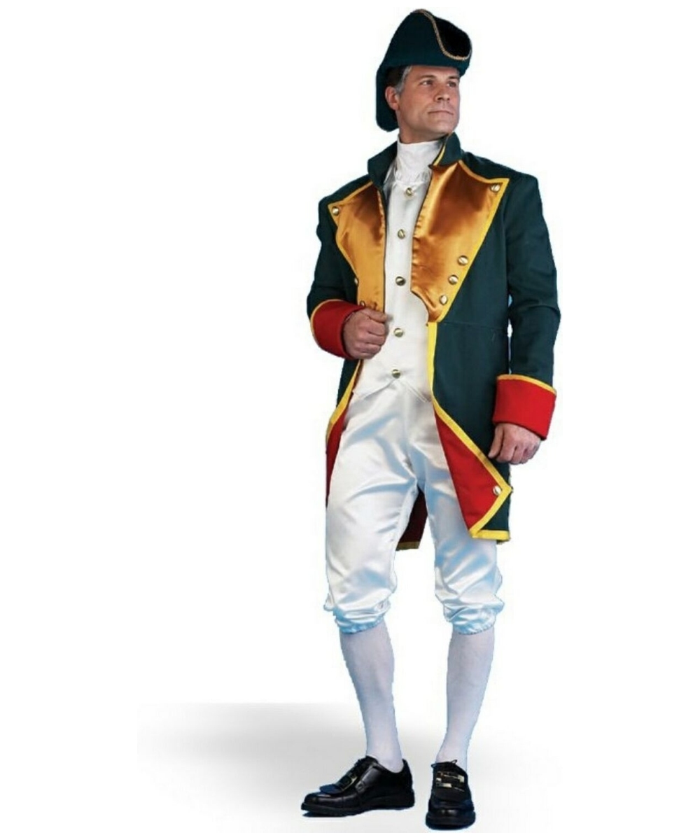 Adult Colonial General Costume Men Colonial Costumes 0475