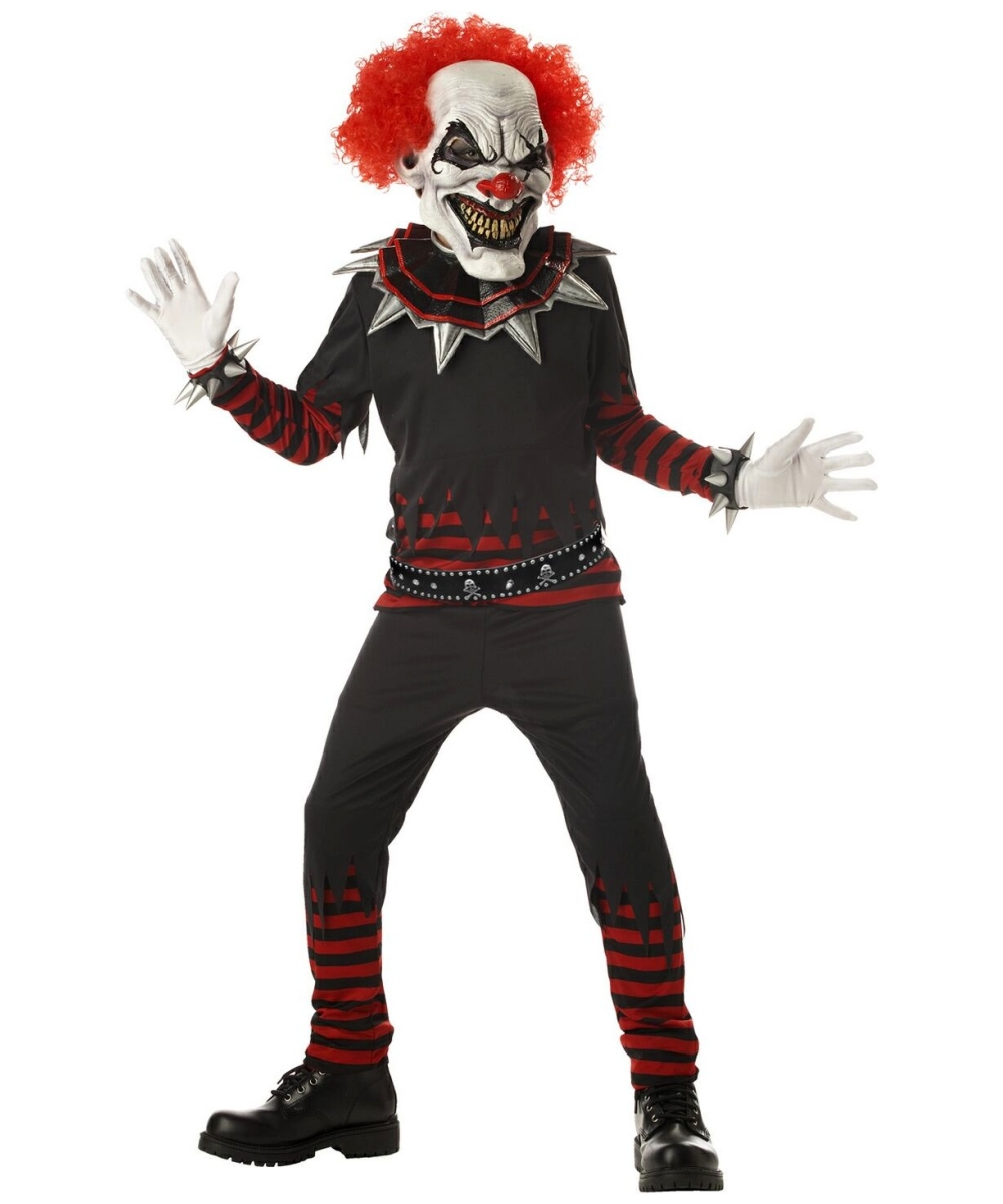 Evil Clown Boys Costume