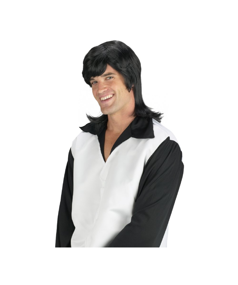 Leading Man Black Wig