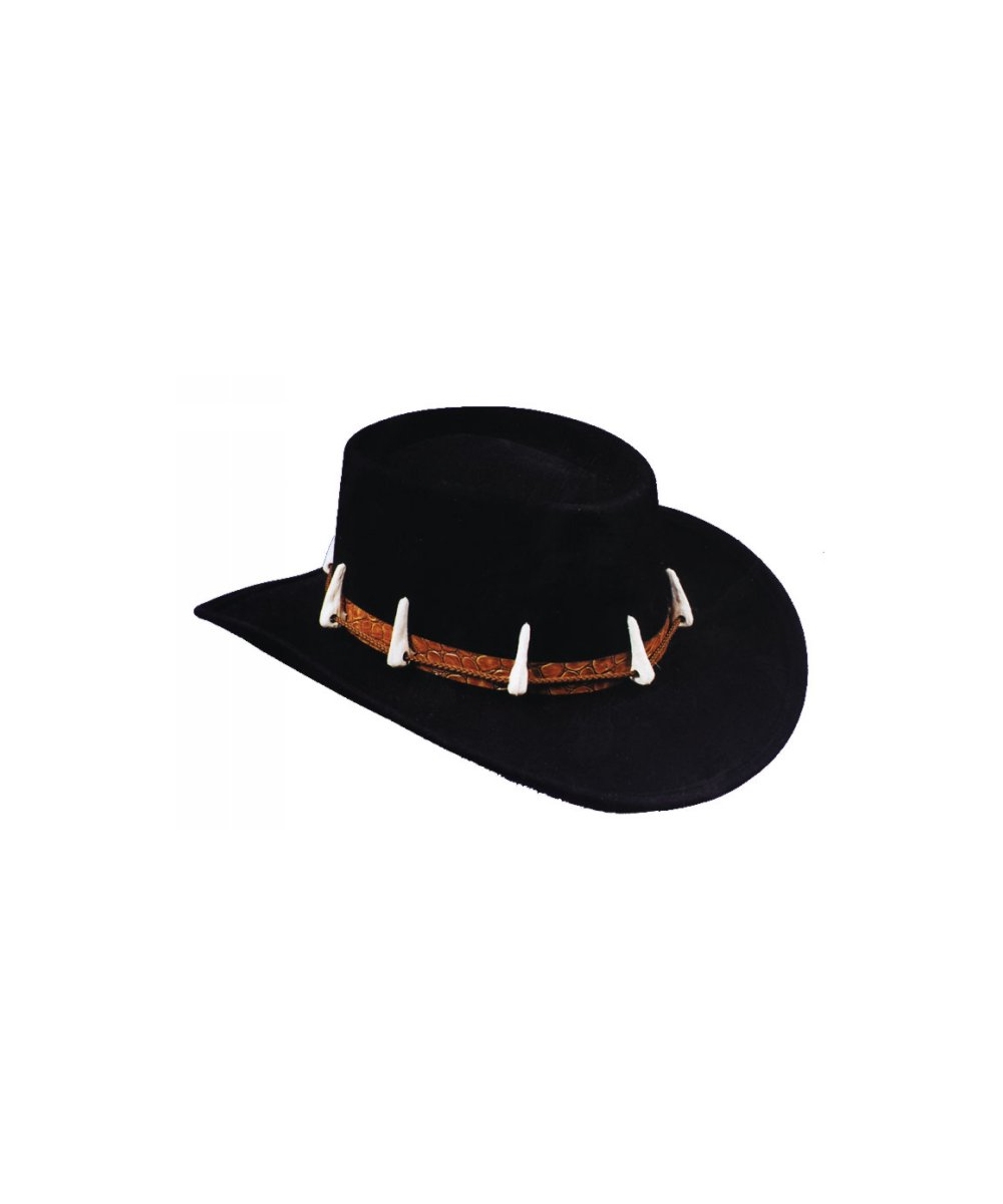 Crocodile Black Hat Accessory