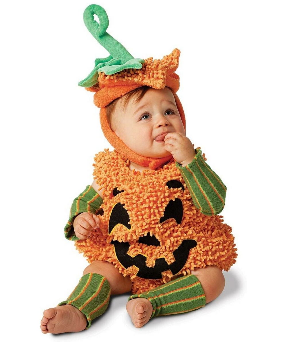 crochet baby pumpkin costume