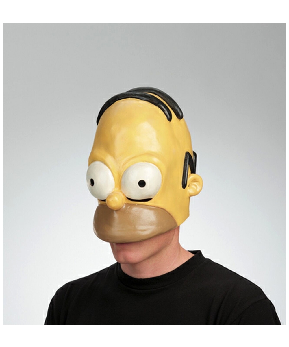 Meningsfuld klar Grunde Homer Simpson Half-cap Mask - Adult Costume Accessory - Movie Halloween Mask  at Wonder Costumes