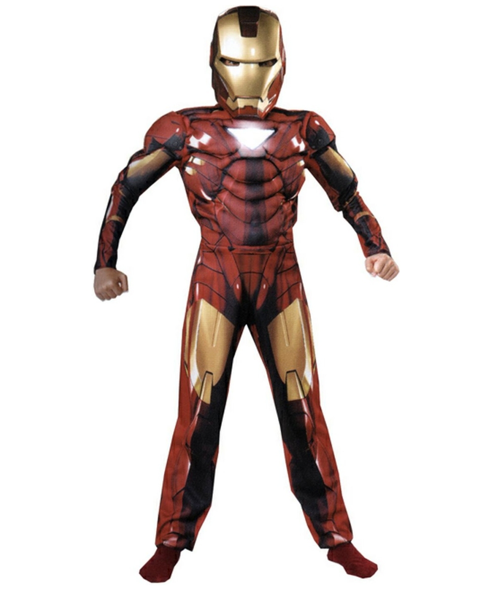 Iron Man 2 Muscle Kids Costume - Boy Superhero Costumes