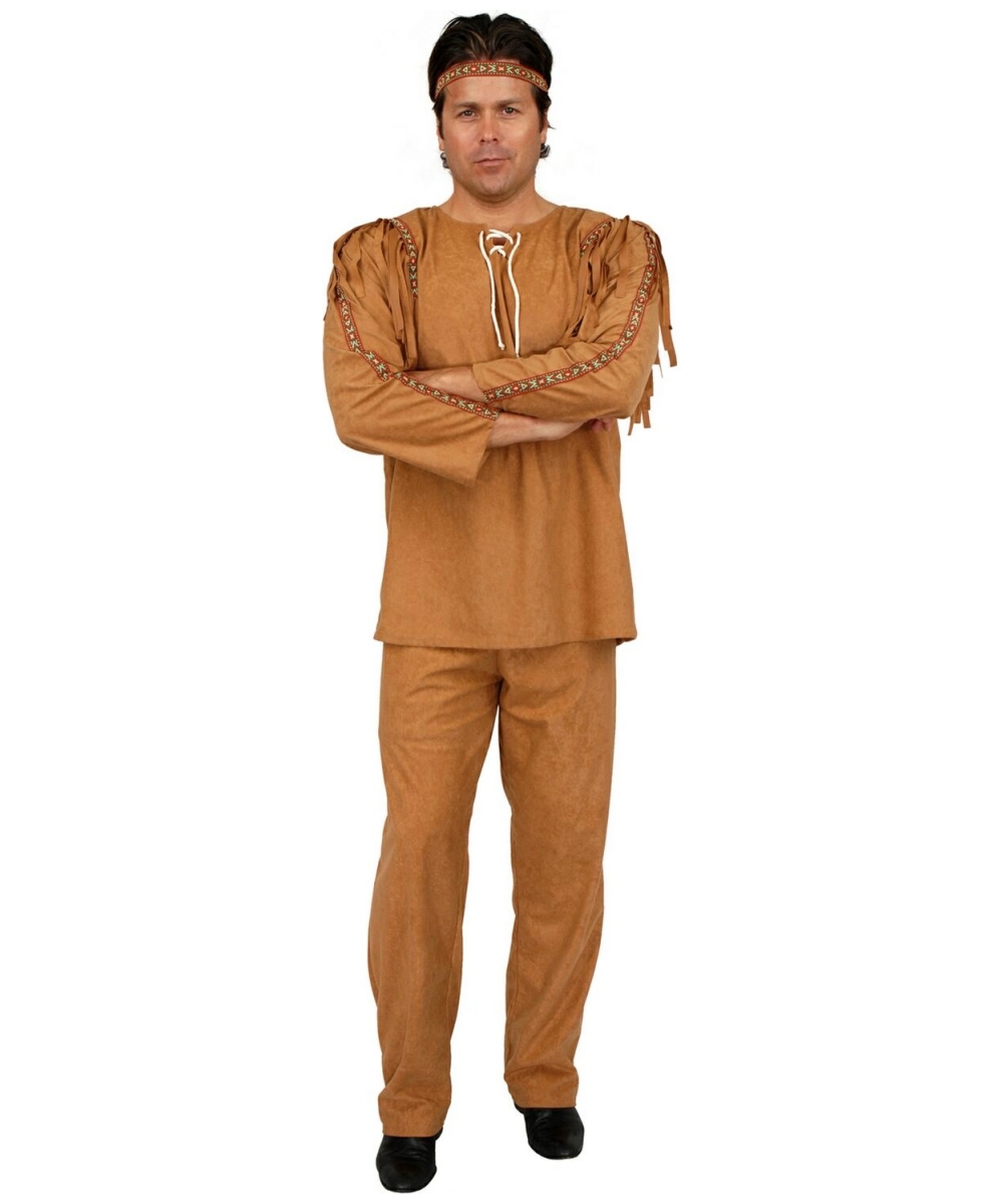 Indian Brave Adult Costume - Indian Men Costumes