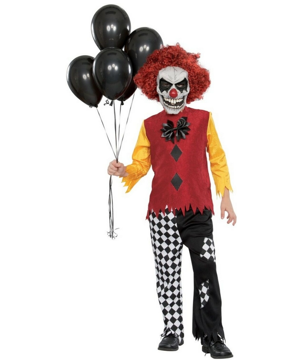 Last Laugh Clown Boys Costume