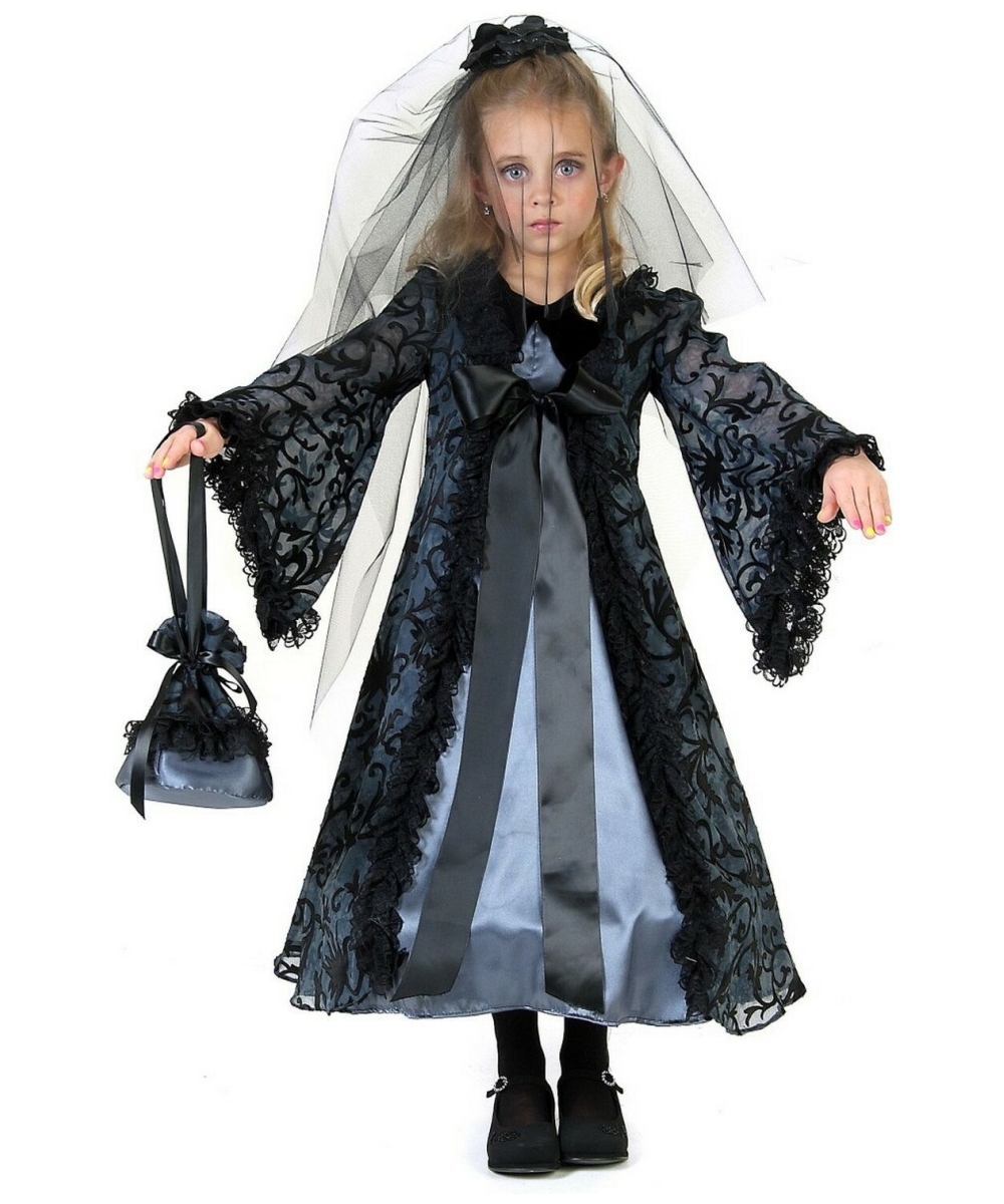 Bride Midnight Child Costume - Girl Bride Costumes