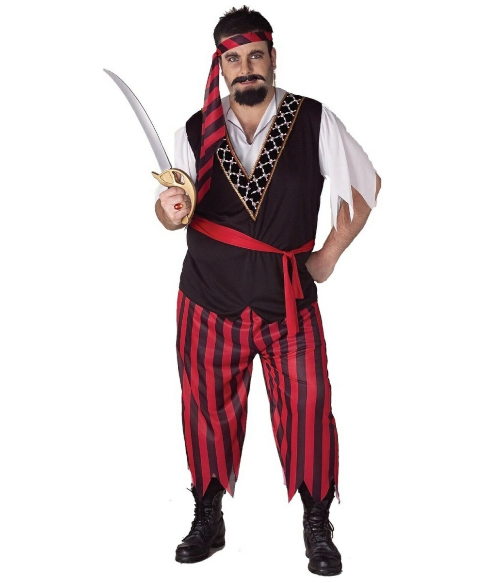 Pirate Men Plus size Costume