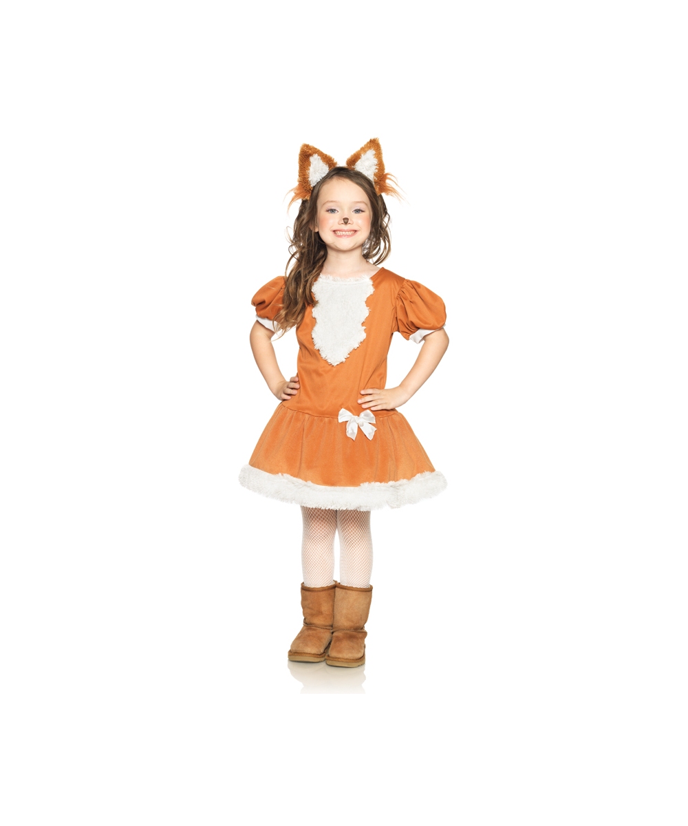 Feisty Fox Girl Costume - Girl Costumes
