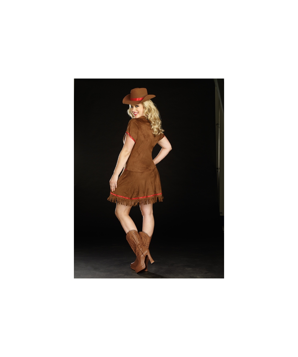 Adult Giddy Up Cowgirl Plus Size Costume 