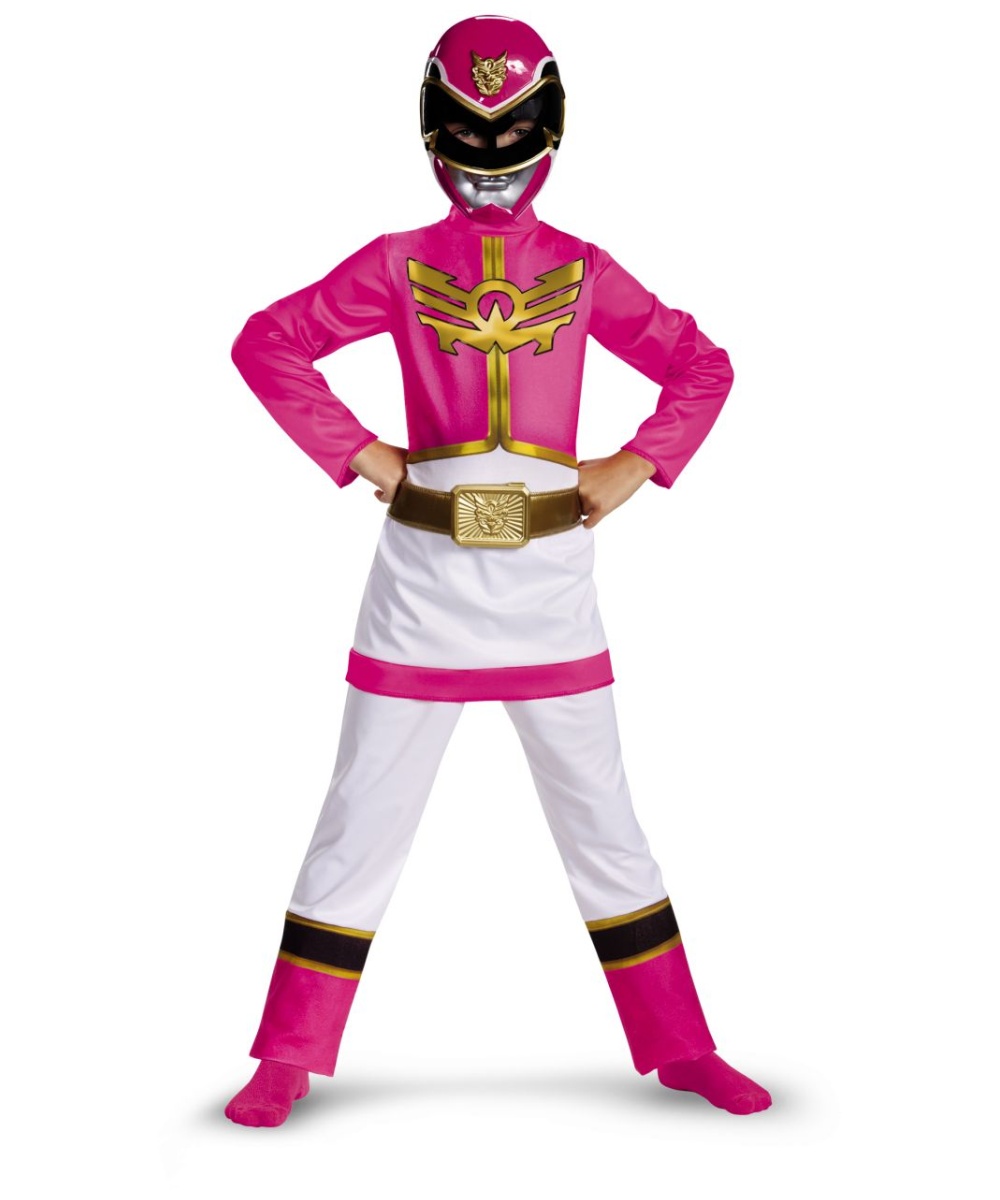 Power Ranger Pink Megaforce Kids Costume - Boys Power Ranger Costumes