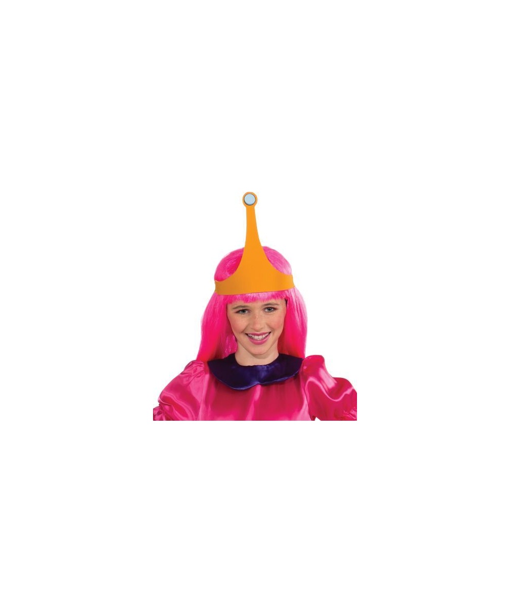 Kids Adventure Time Princess Bubblegum Wig With Crown