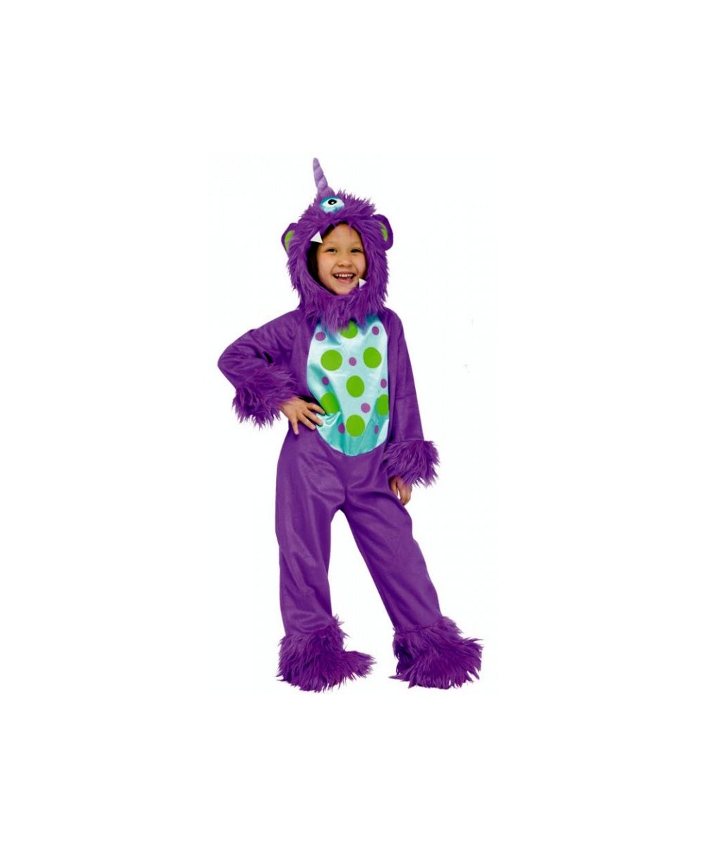 Lil Monster Purple Kids Costume