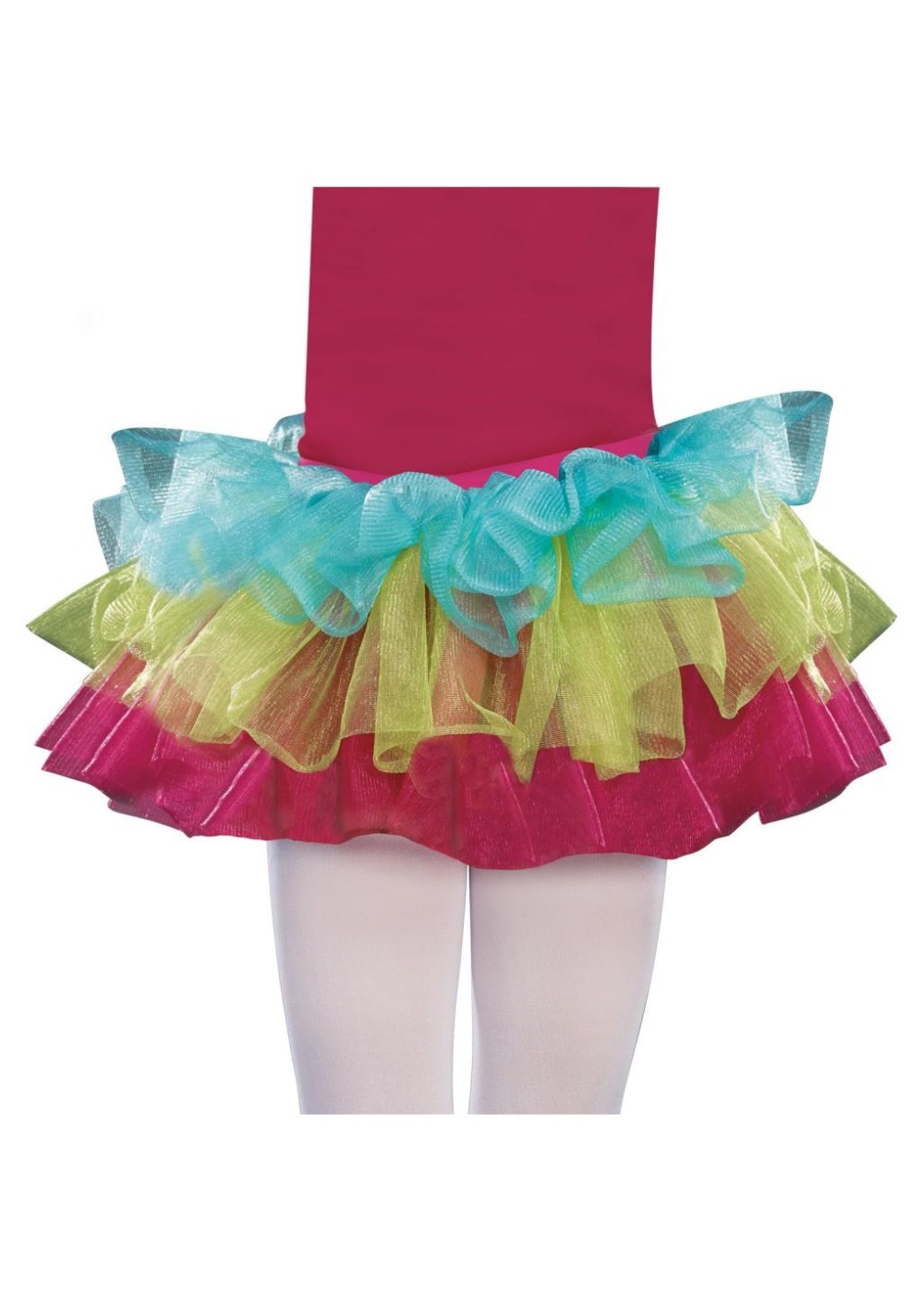 Kids Three Layer Girls Rainbow Tutu