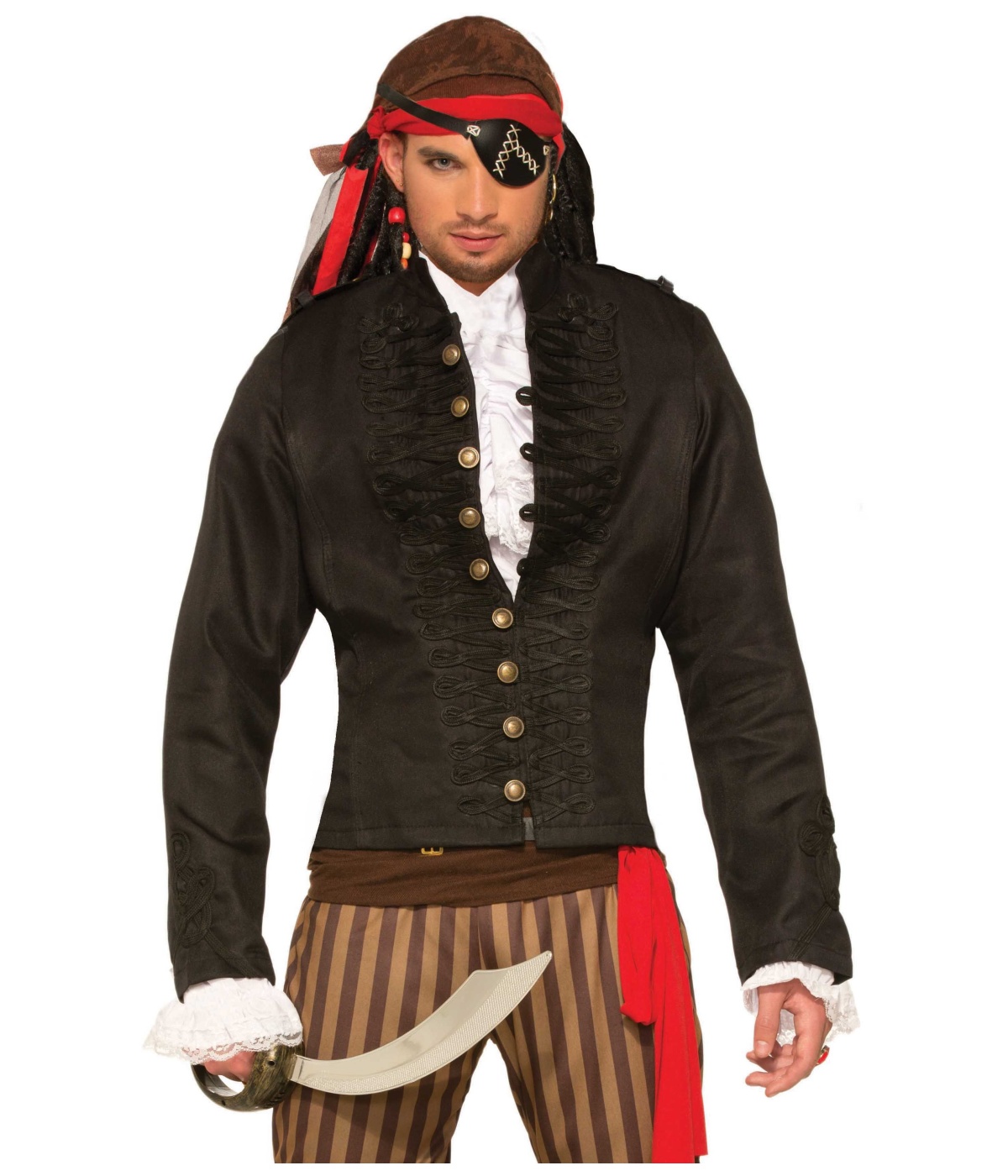 Black Pirate Mens Jacket