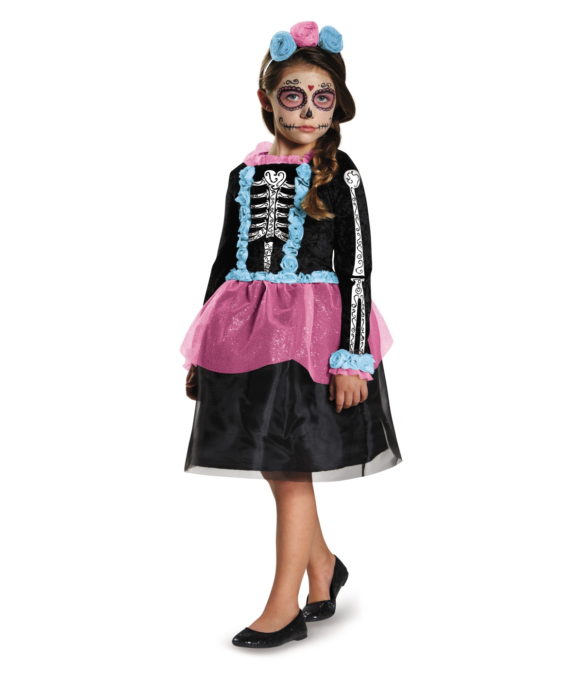 Bonita Skeleton Chica Girls Day of the Dead Costume - International ...