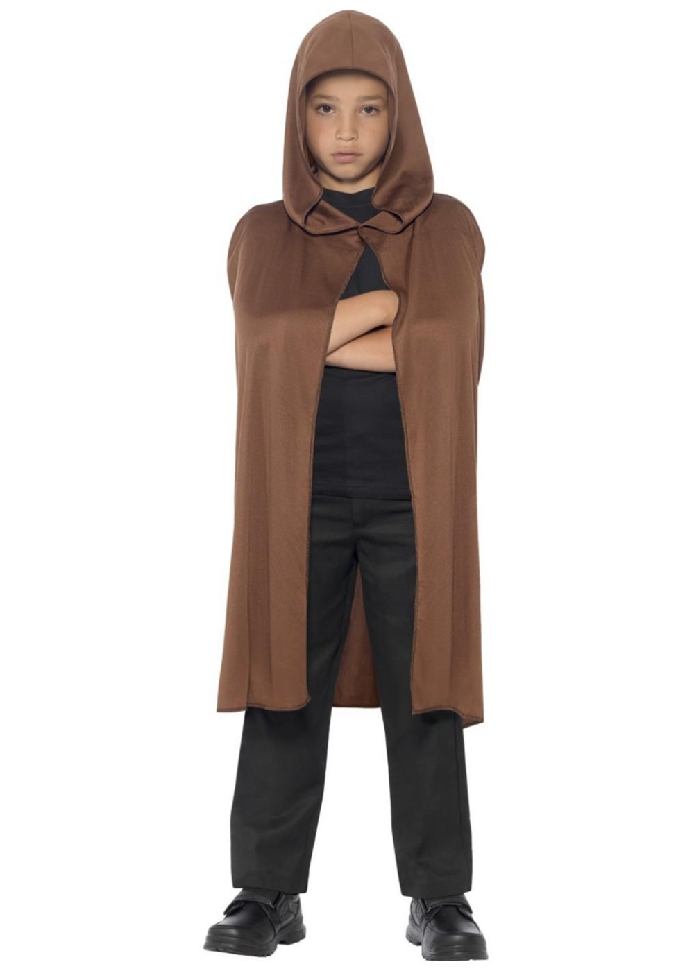 Brown Hooded Cape