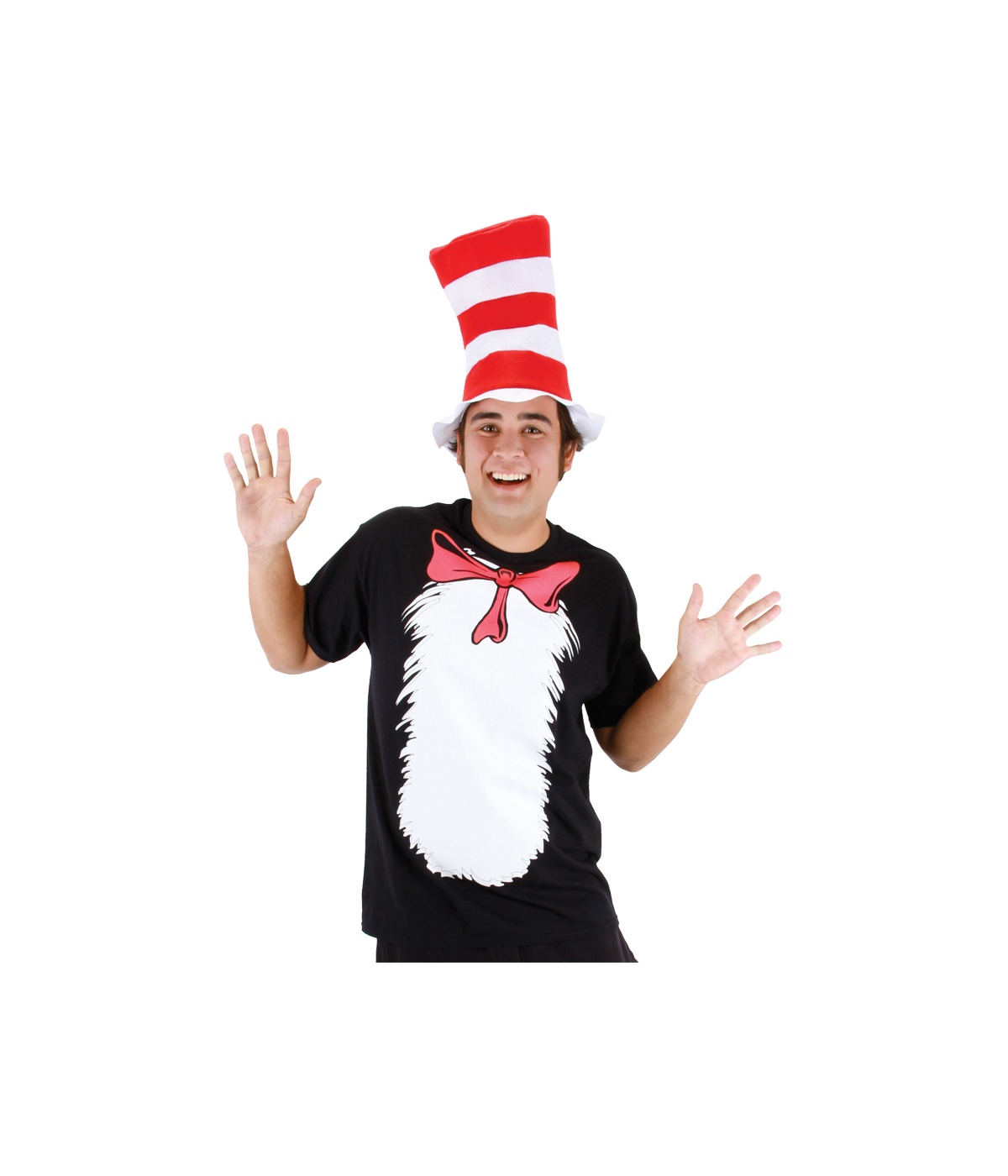 Cat In The Hat Shirt And Hat Costume Kit